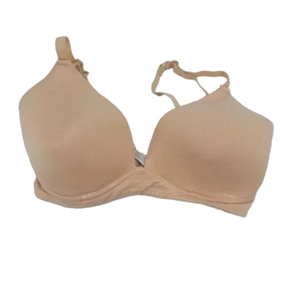 Lively Underwire Nude Clasp Back Full Coverage Adjustable Strap Bra Size 34DDD
